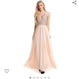 Blush formal dress